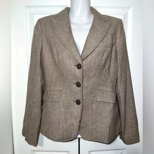 Banana Republic tweed blazer lined - Size 4